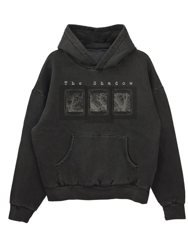 The Shadow solar print vintage dye hoodie product image (1)