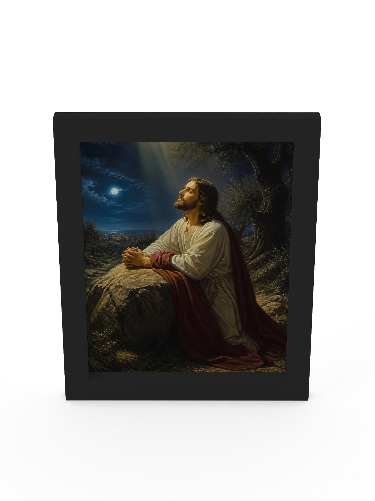 Jesus Praying in Gethsemane Framed Poster product image (63)