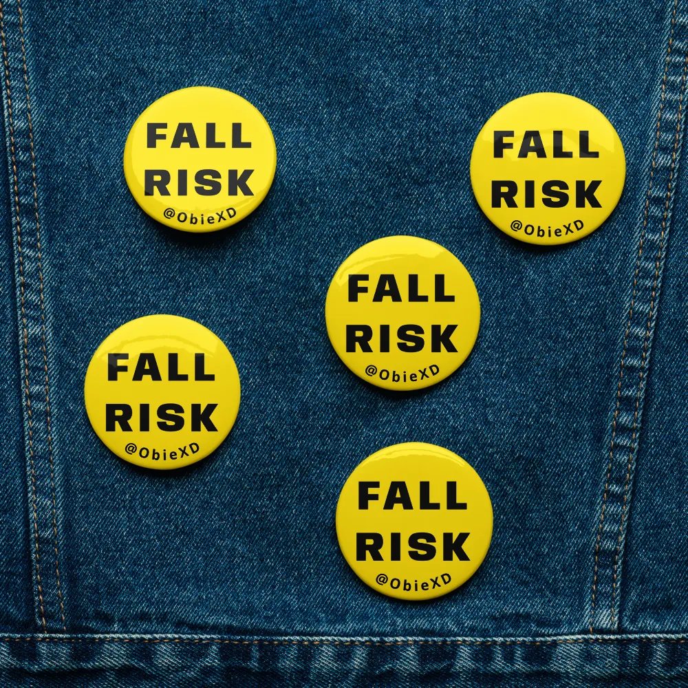 FALL RISK - Pins (Pack of 5) product image (4)