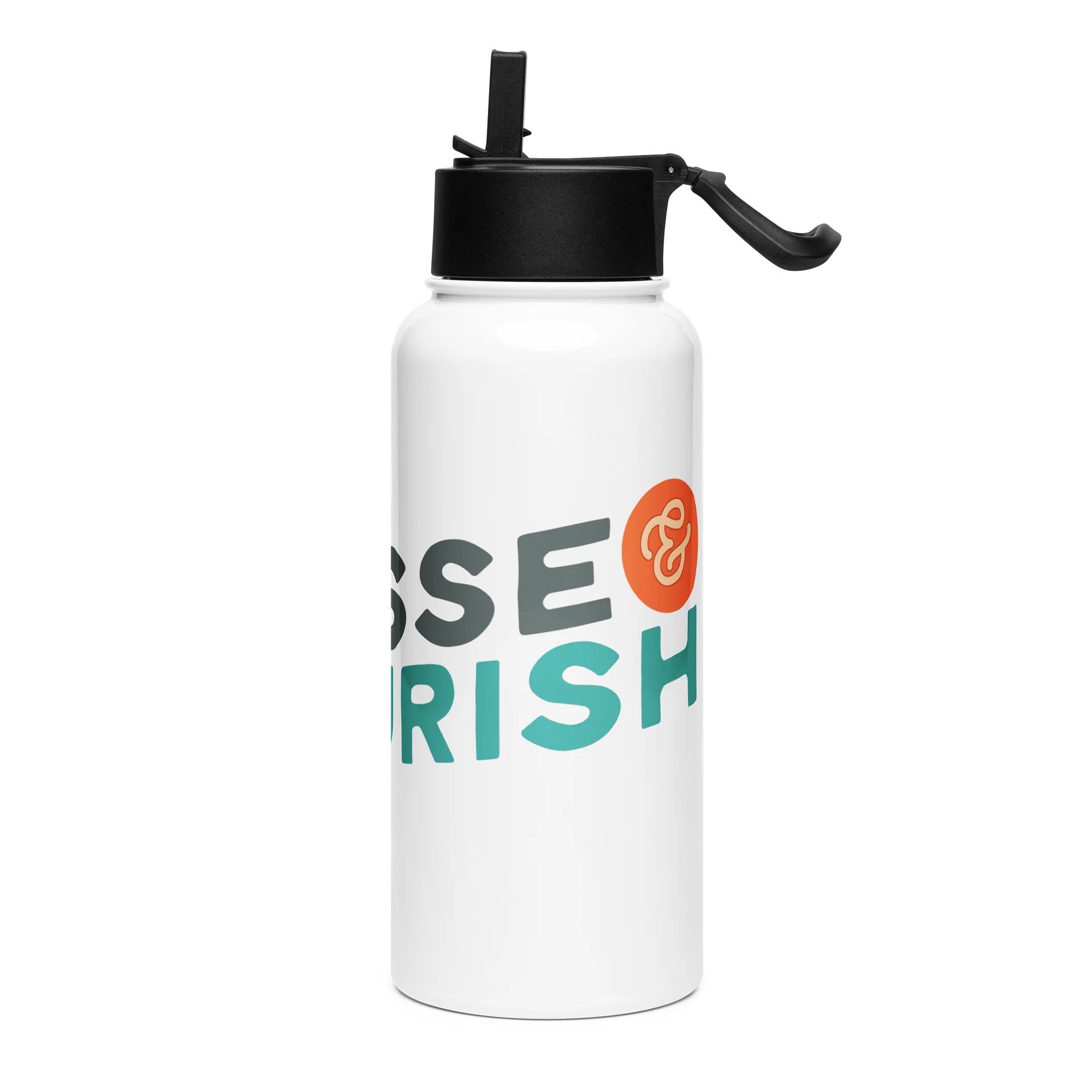 F&F Flag Stainless Steel Water Bottle with a Straw Lid product image (2)