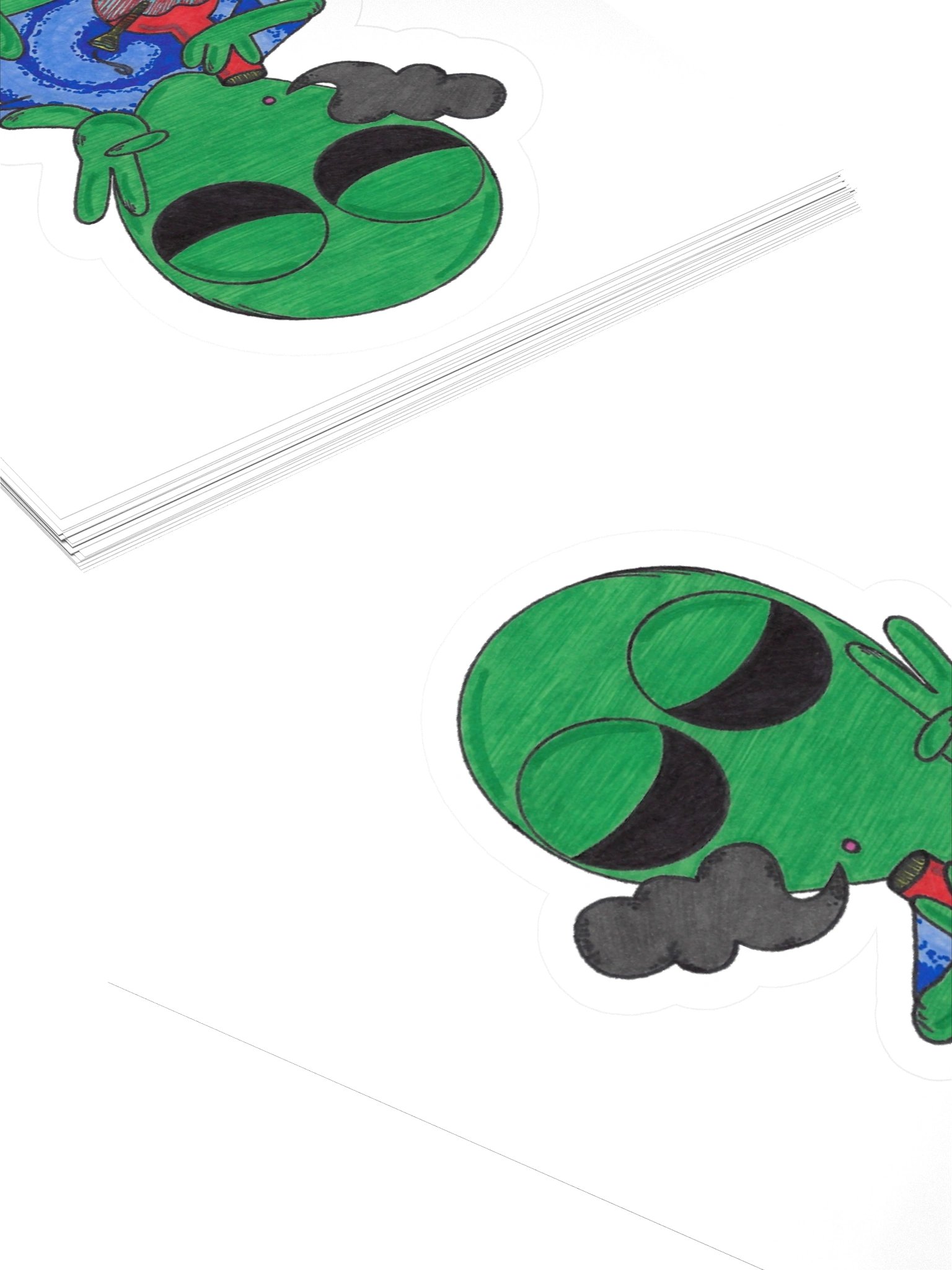 Stoner Alien Sticker product image (4)