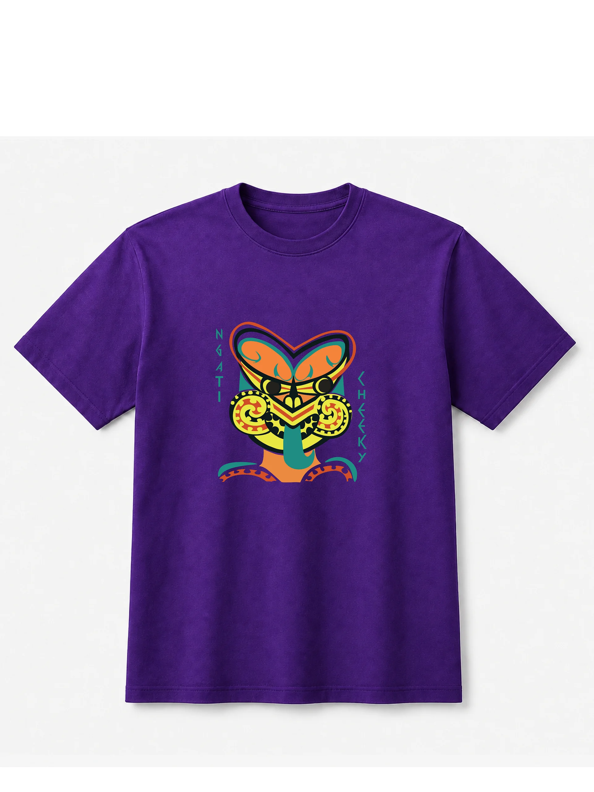 Ngāti Cheeky Purple Tee product image (2)