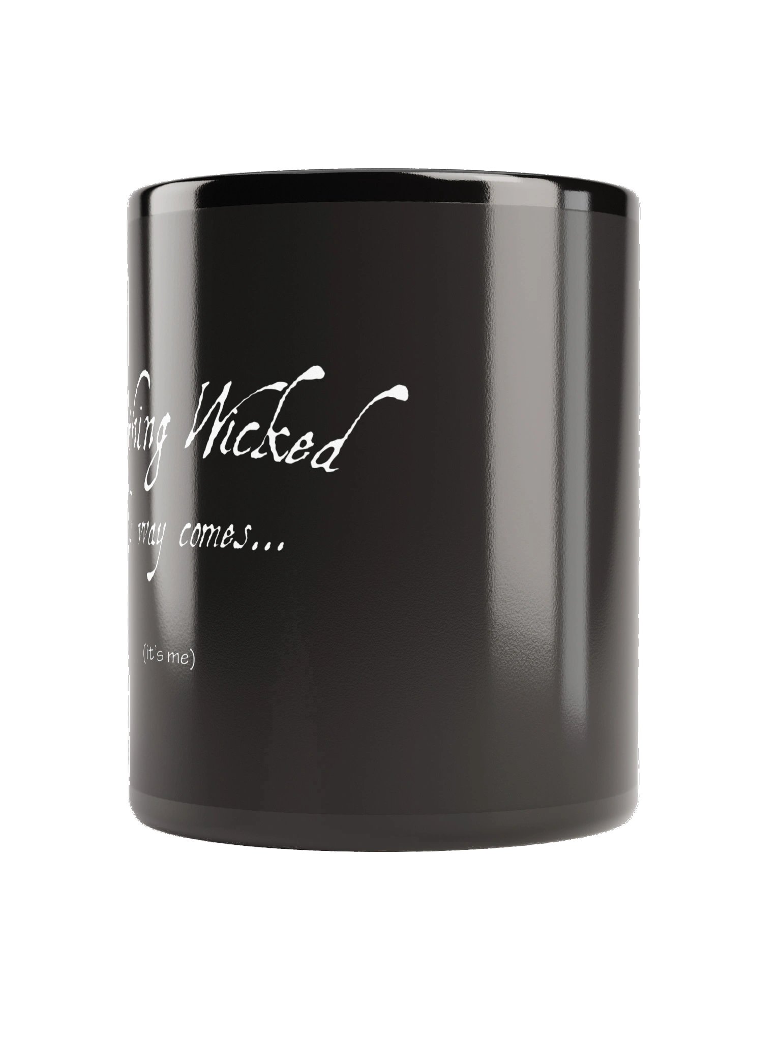 Something Wicked Black Glossy Mug product image (4)