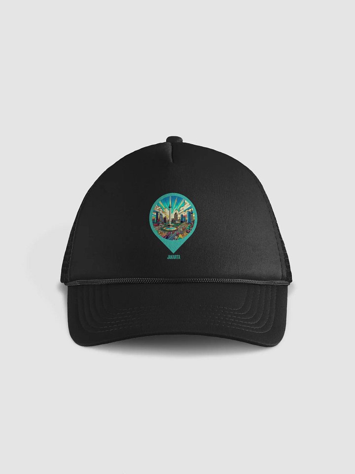 Jakarta Skyline Snapback Hat | AI Design Jakarta city product image (2)