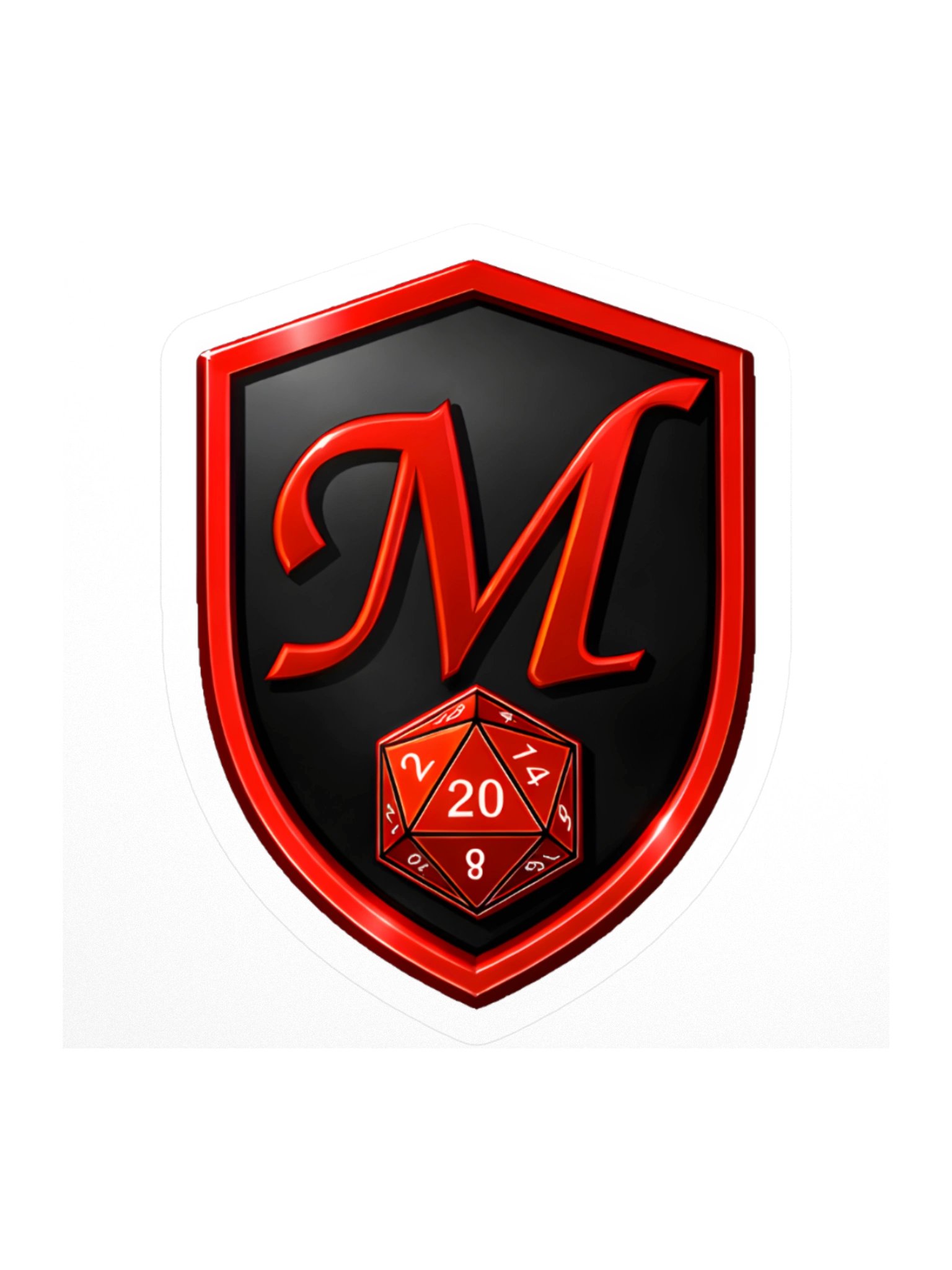 MooreDnD Shield Logo Kiss-Cut Sticker product image (3)