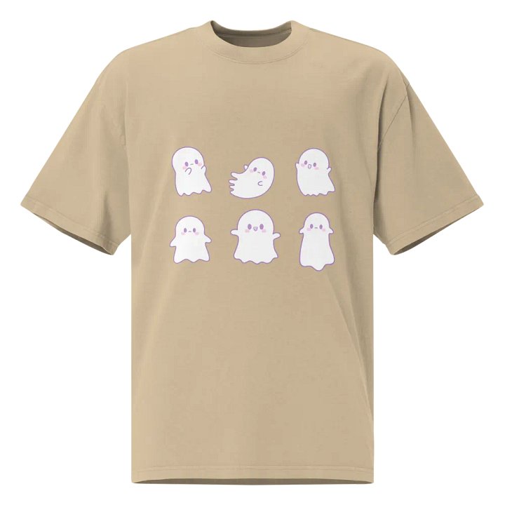 Cheerful Ghosts Cartoon T-Shirt product image (19)