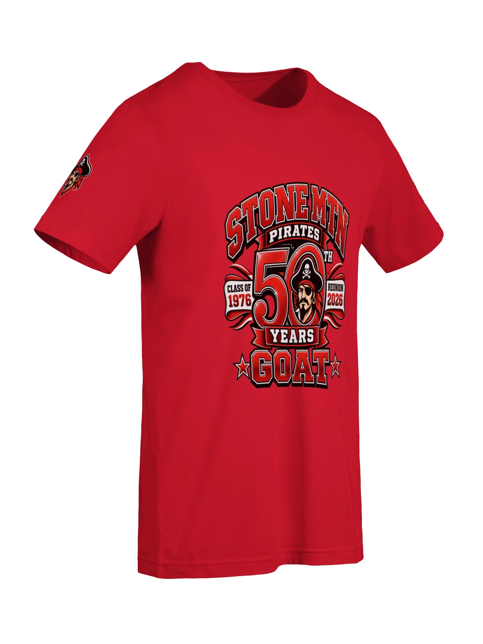 Stone Mtn Pirates 50 Years GOAT Shirt product image (31)