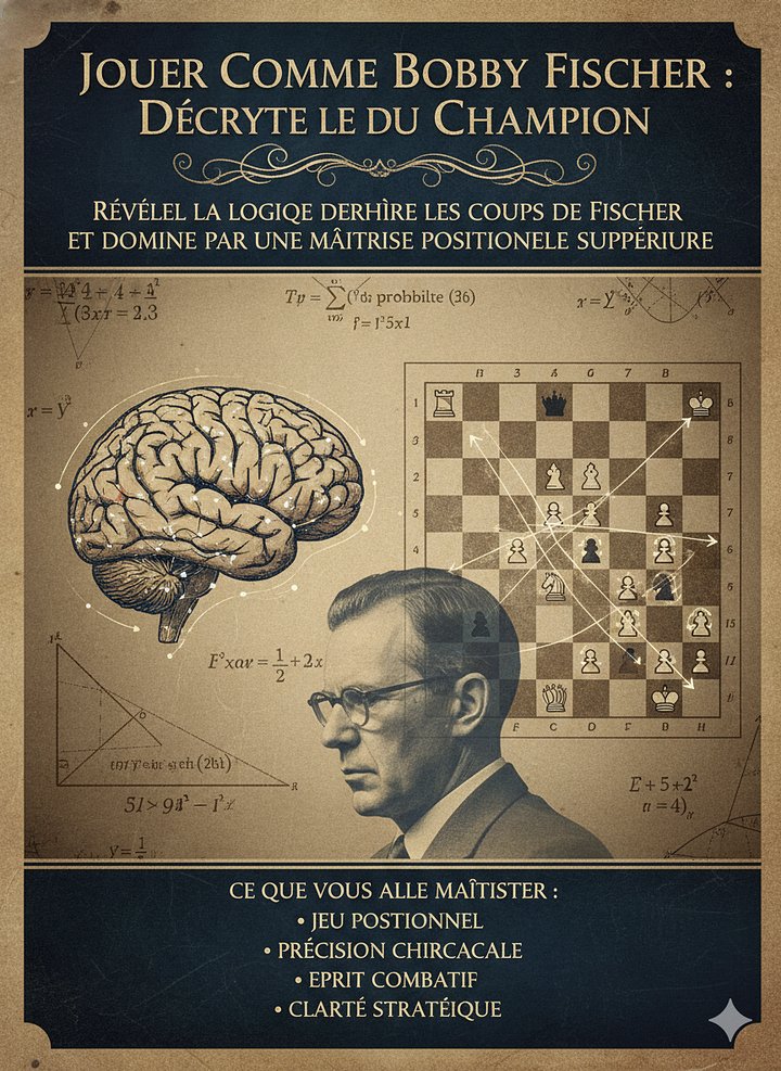 Jouez comme Bobby Fischer : Décryptez le Code du 11ème Champion du Monde product image (1)