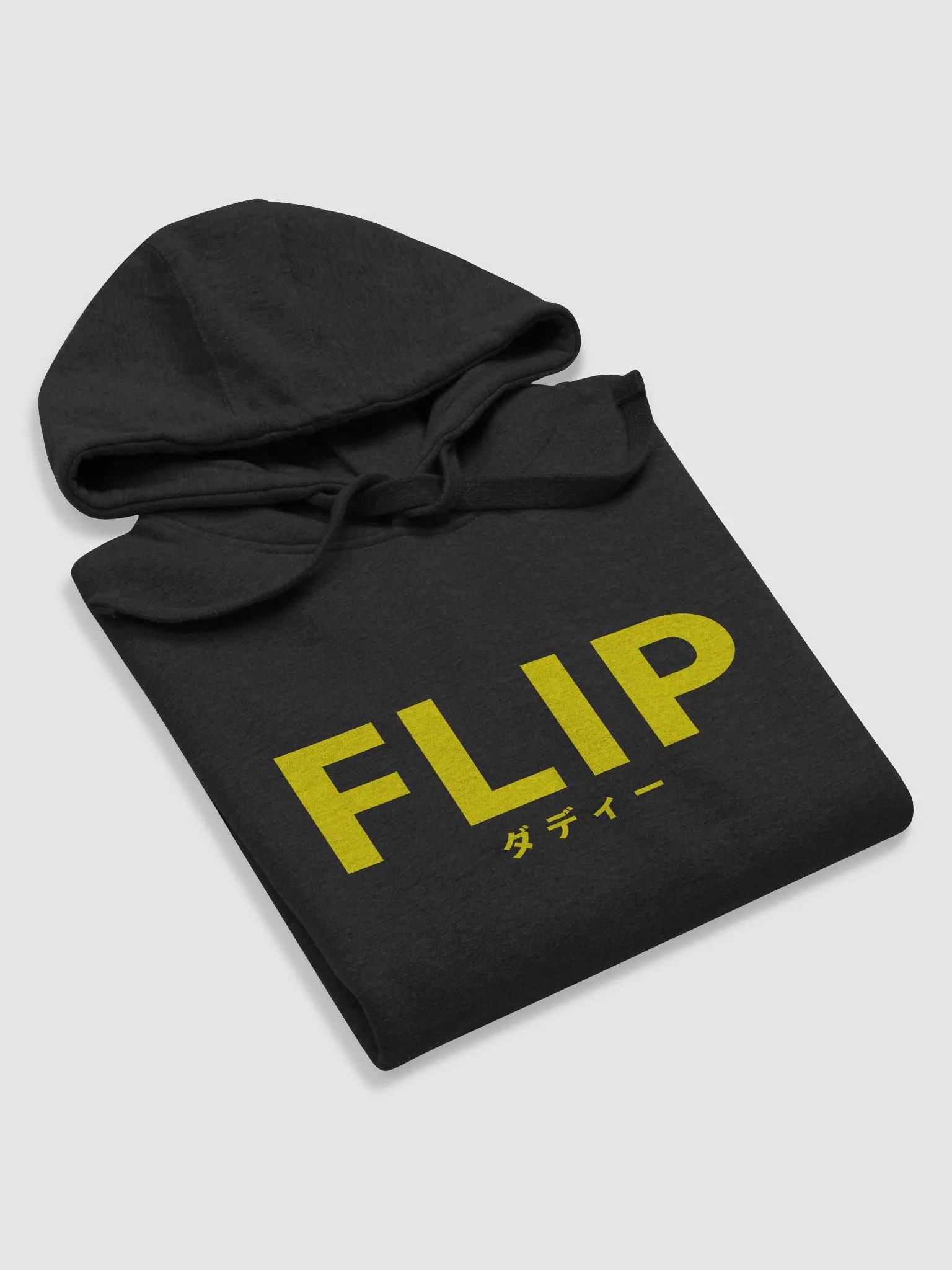 Flip Hoodie [Yellow Text] product image (5)