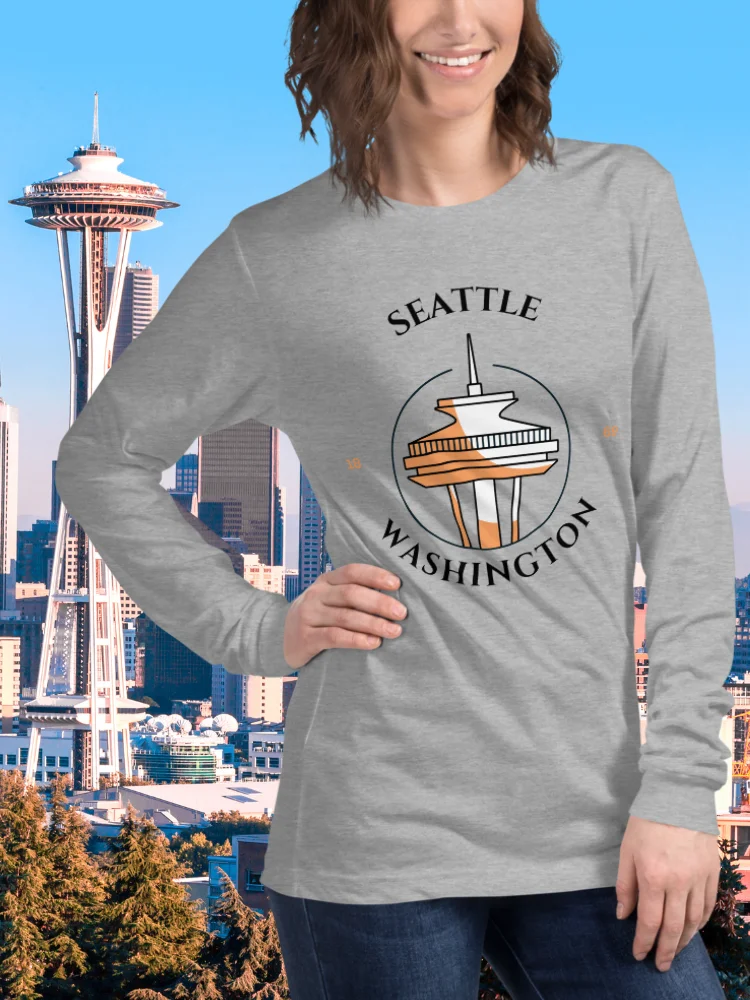 Seattle - Space Needle / Long-Sleeve Tee product image (1)