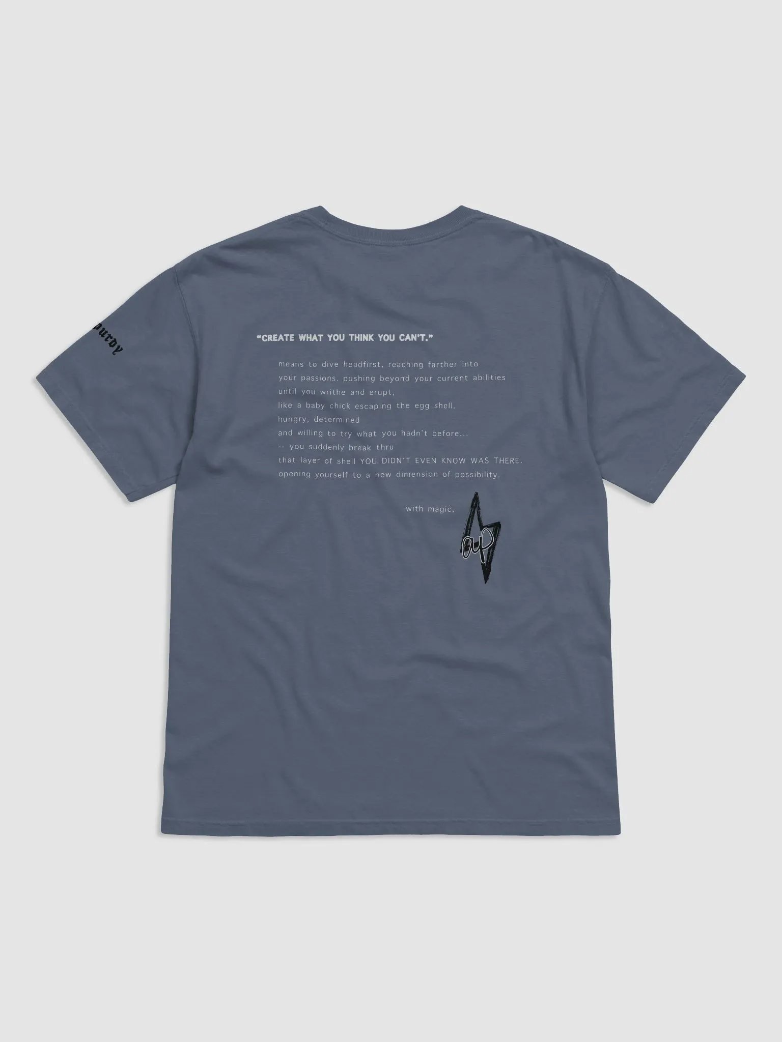 create what you think you can't official shirt product image (2)