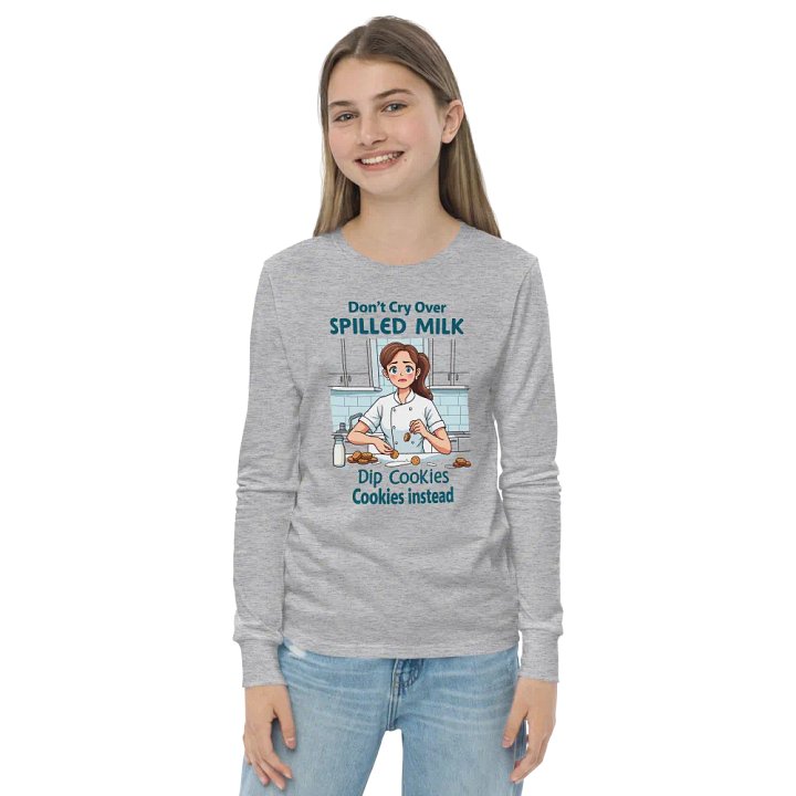 Spilled Milk, Dipped Cookies Long Sleeve Tee product image (20)
