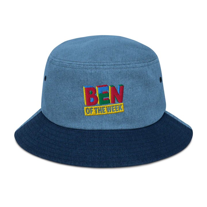 ben of the week bucket hat denim product image (1)