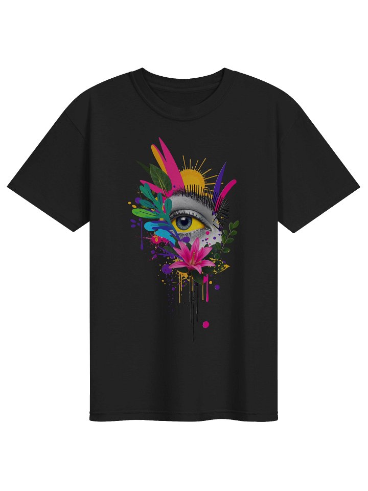 Psychedelic Eye Floral Graphic Tee product image (1)