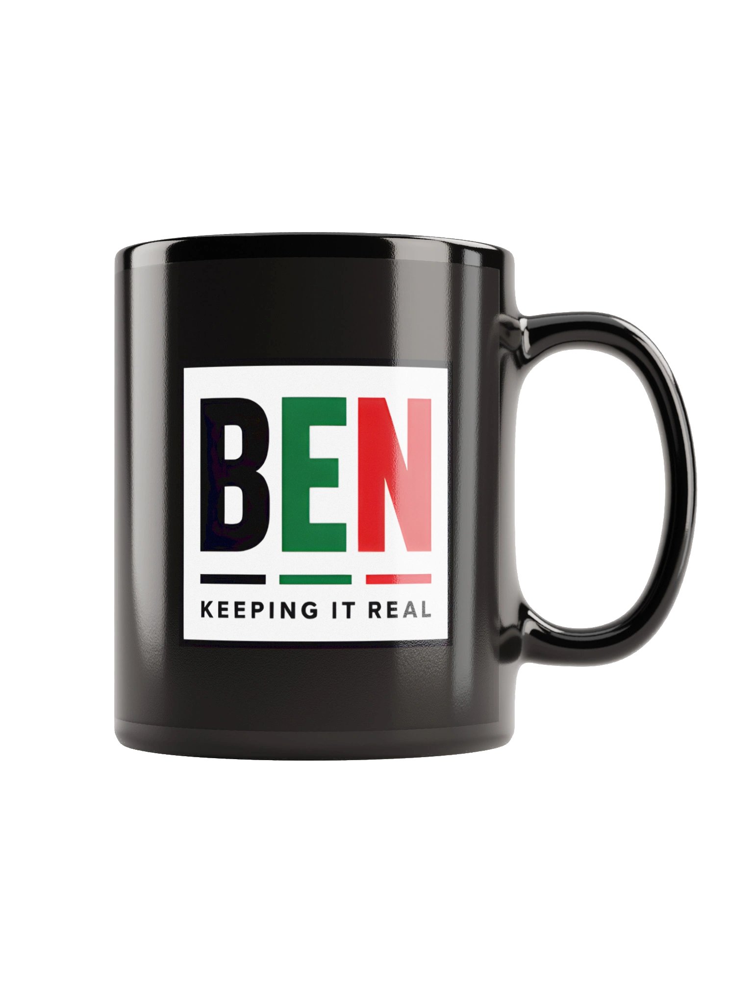 BEN Keeping It Real Black Mug product image (6)