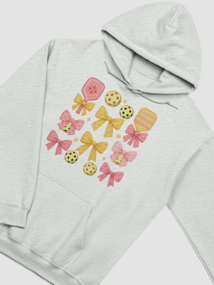 Pickleball Paddles Bow Symmetrical Charm Hoodie product image (22)