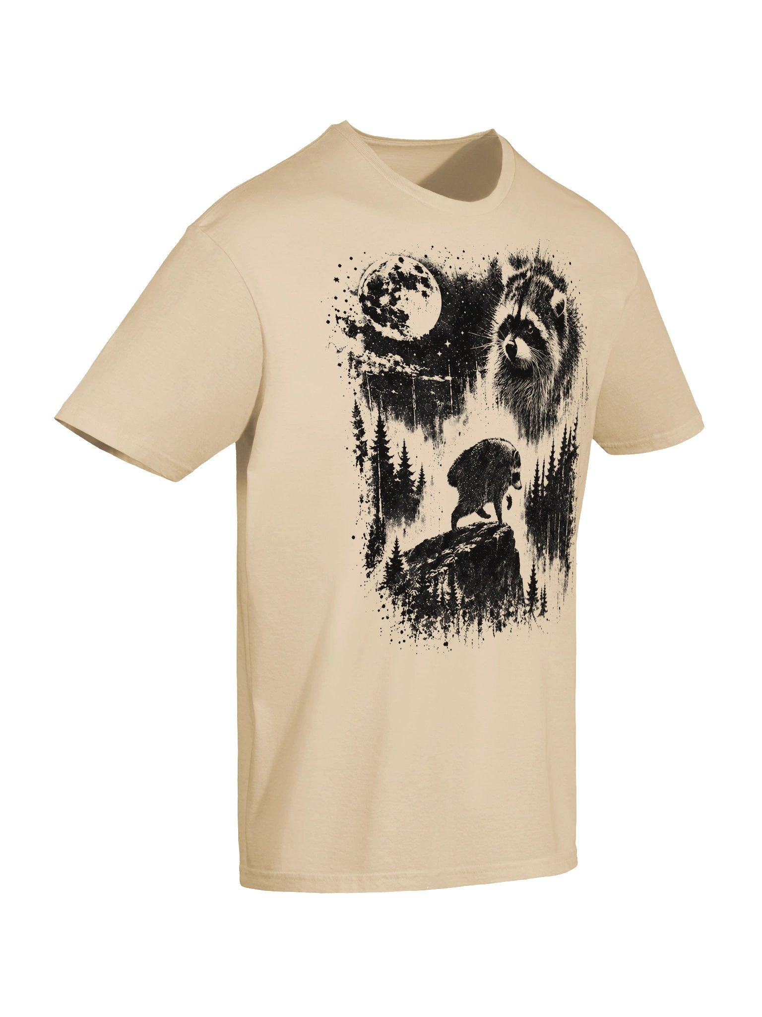 Abstract Raccoon Trio T-Shirt product image (3)