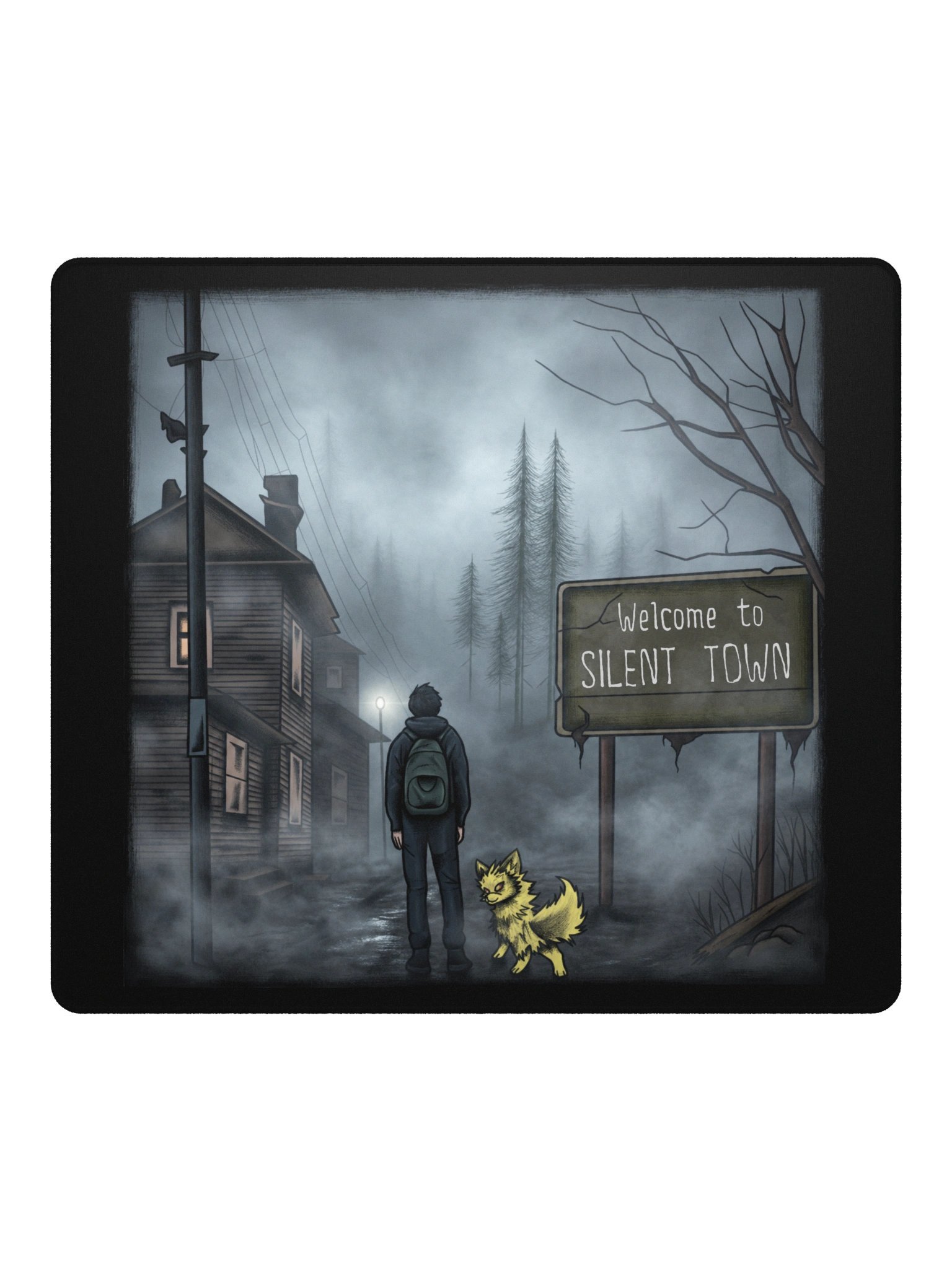 Silent Town Mouse Pad product image (2)