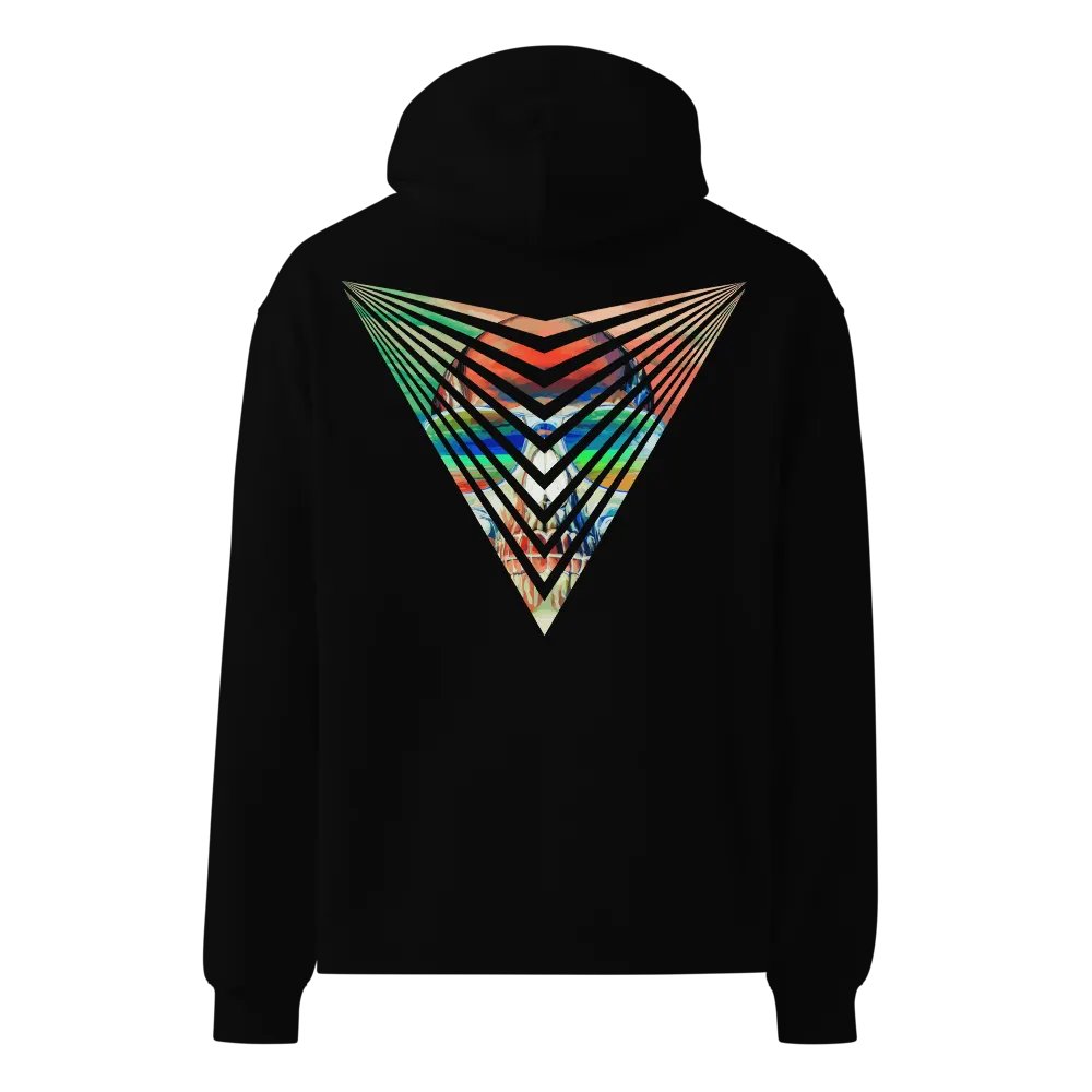 VACIO NEGATIVE Skull Vortex Logo Premium Relaxed Fit Hoodie product image (5)