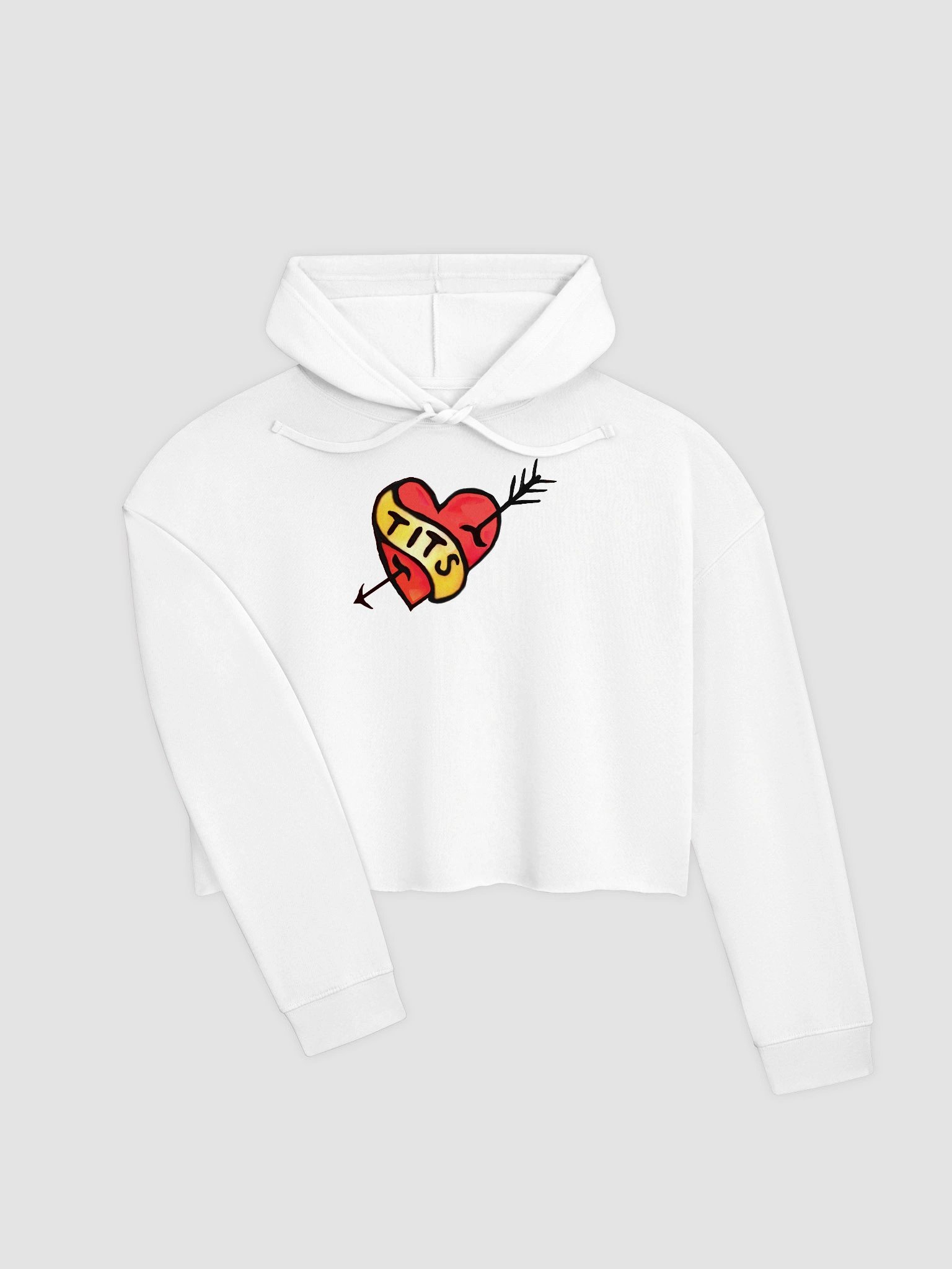 WOMENS TITS Cropped Hoodie product image (3)
