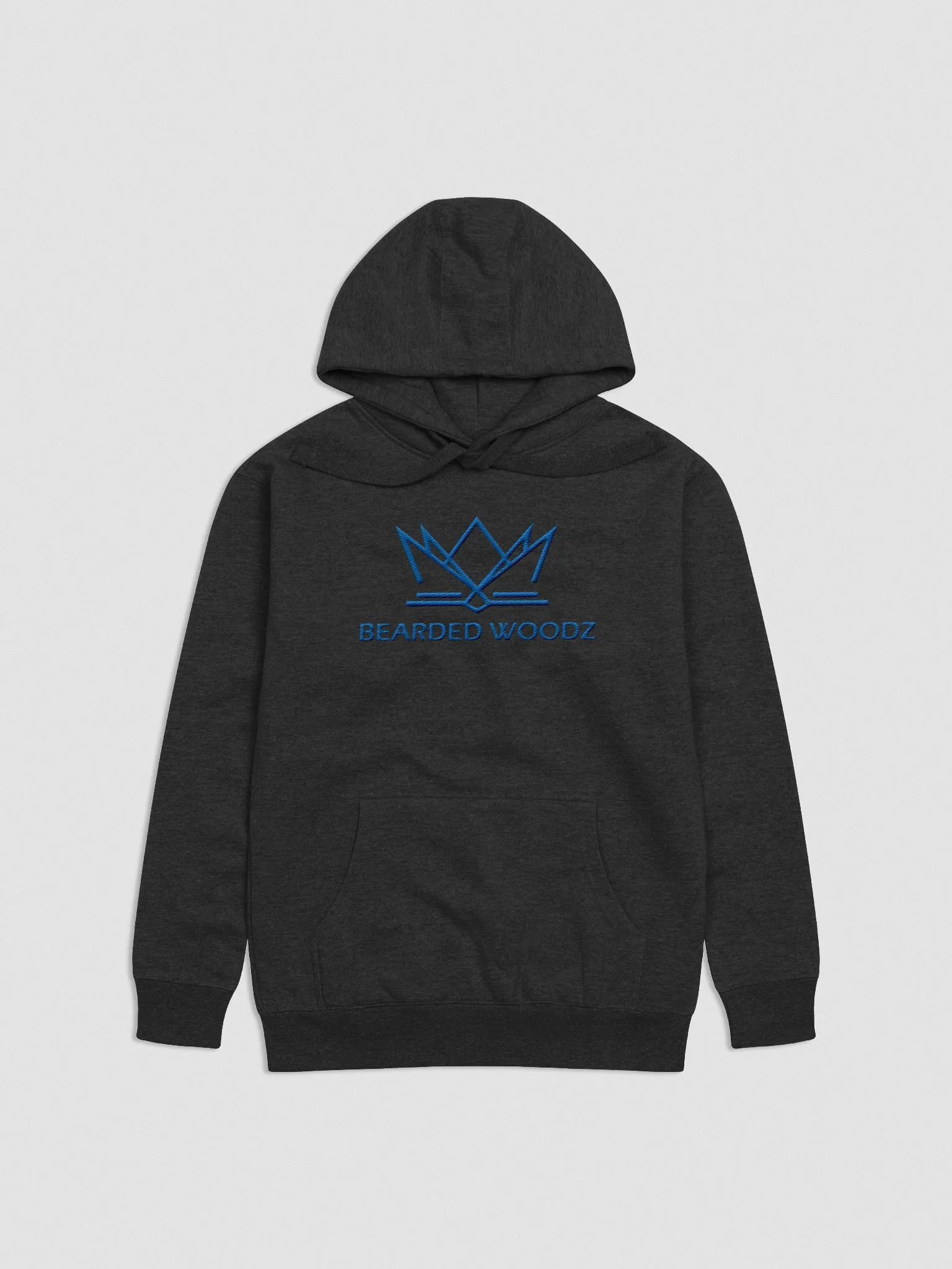 Men's Classic Bearded Woodz Hoodie (Royal Embroidery) product image (1)