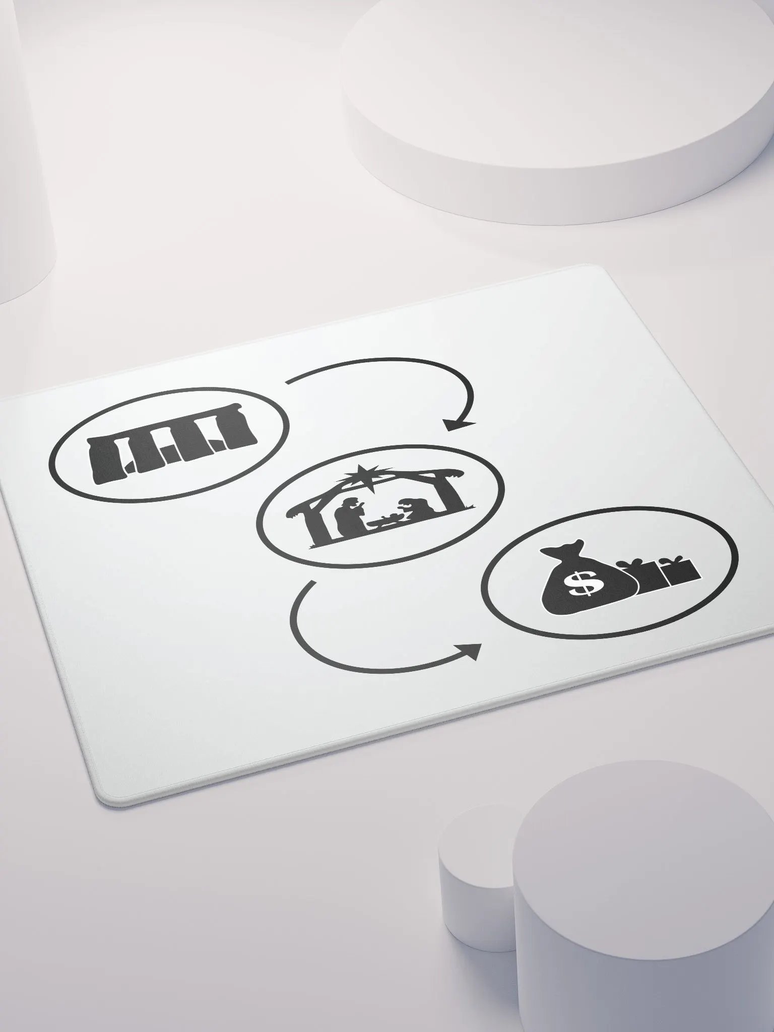The Evolution of Christmas - Gaming Mouse Pad product image (4)