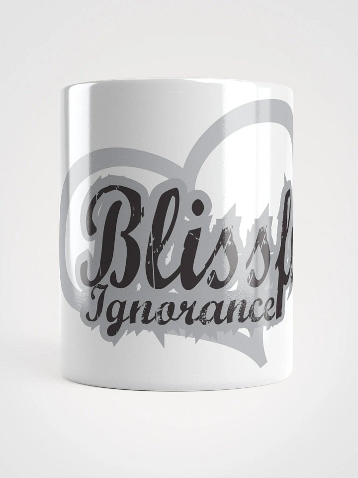 Blissful Ignorance - GREY | White Glossy Mug product image (1)