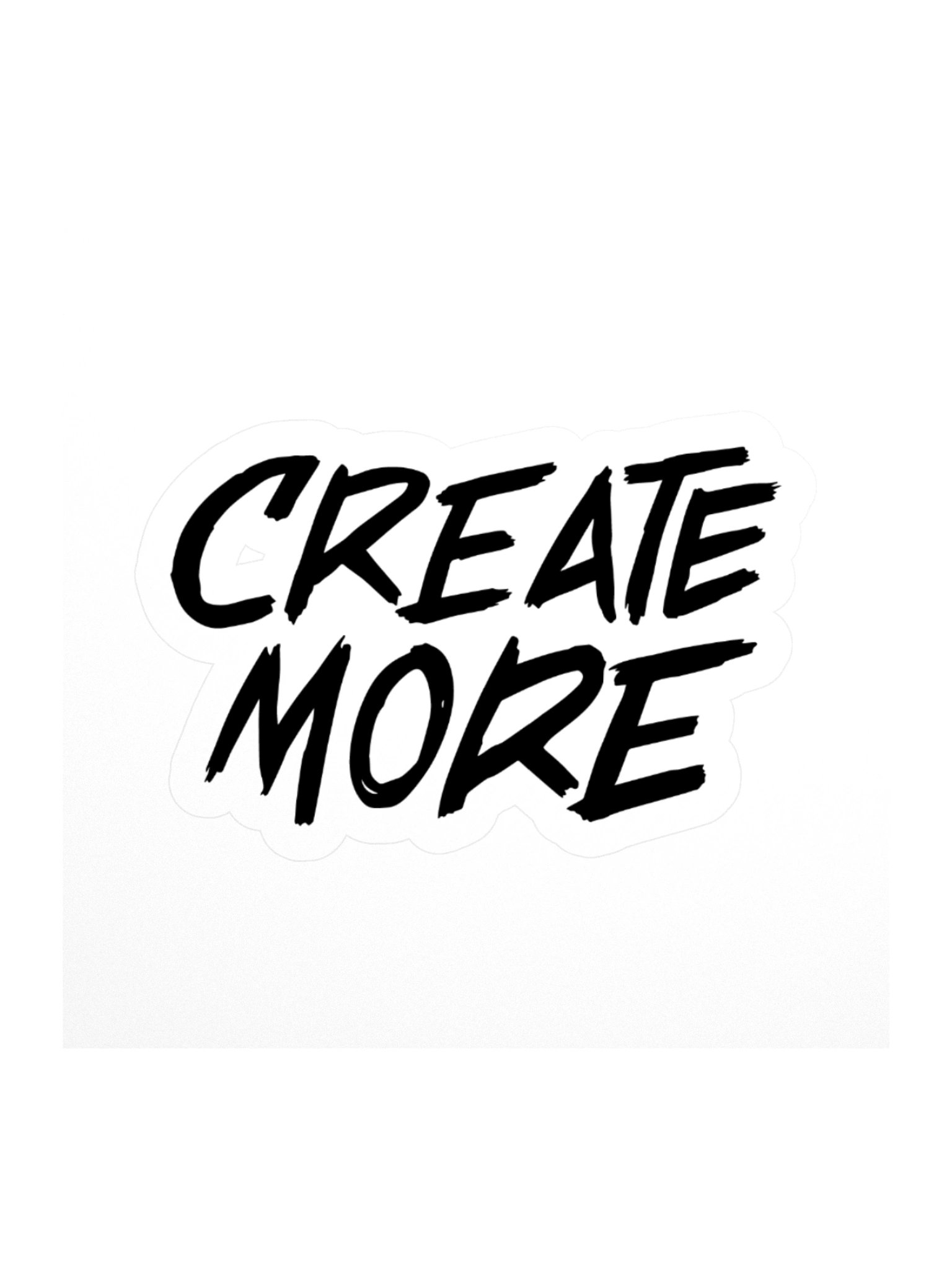 Create More Sticker - BLK product image (2)