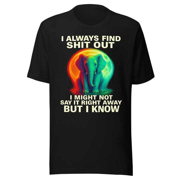 Vibrant Elephant Wisdom T-Shirt product image (2)
