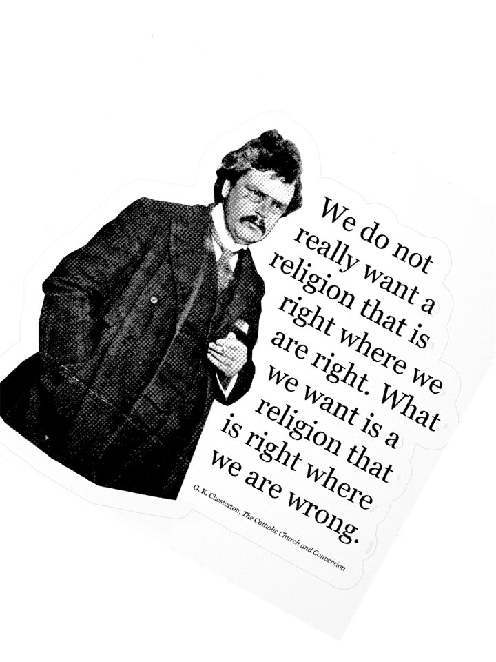 Chesterton on Religion - Sticker product image (5)