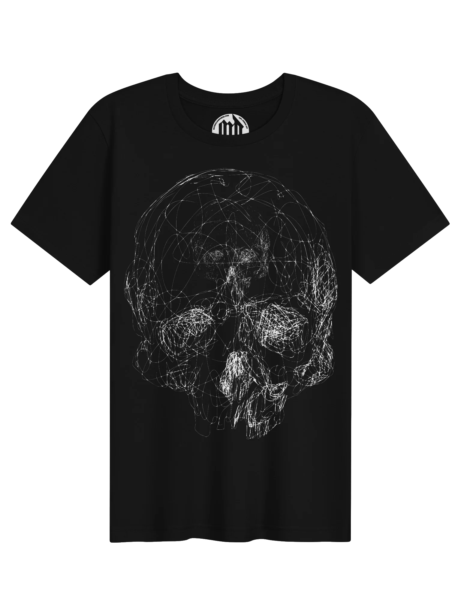 Scribbled Skull Tee product image (1)