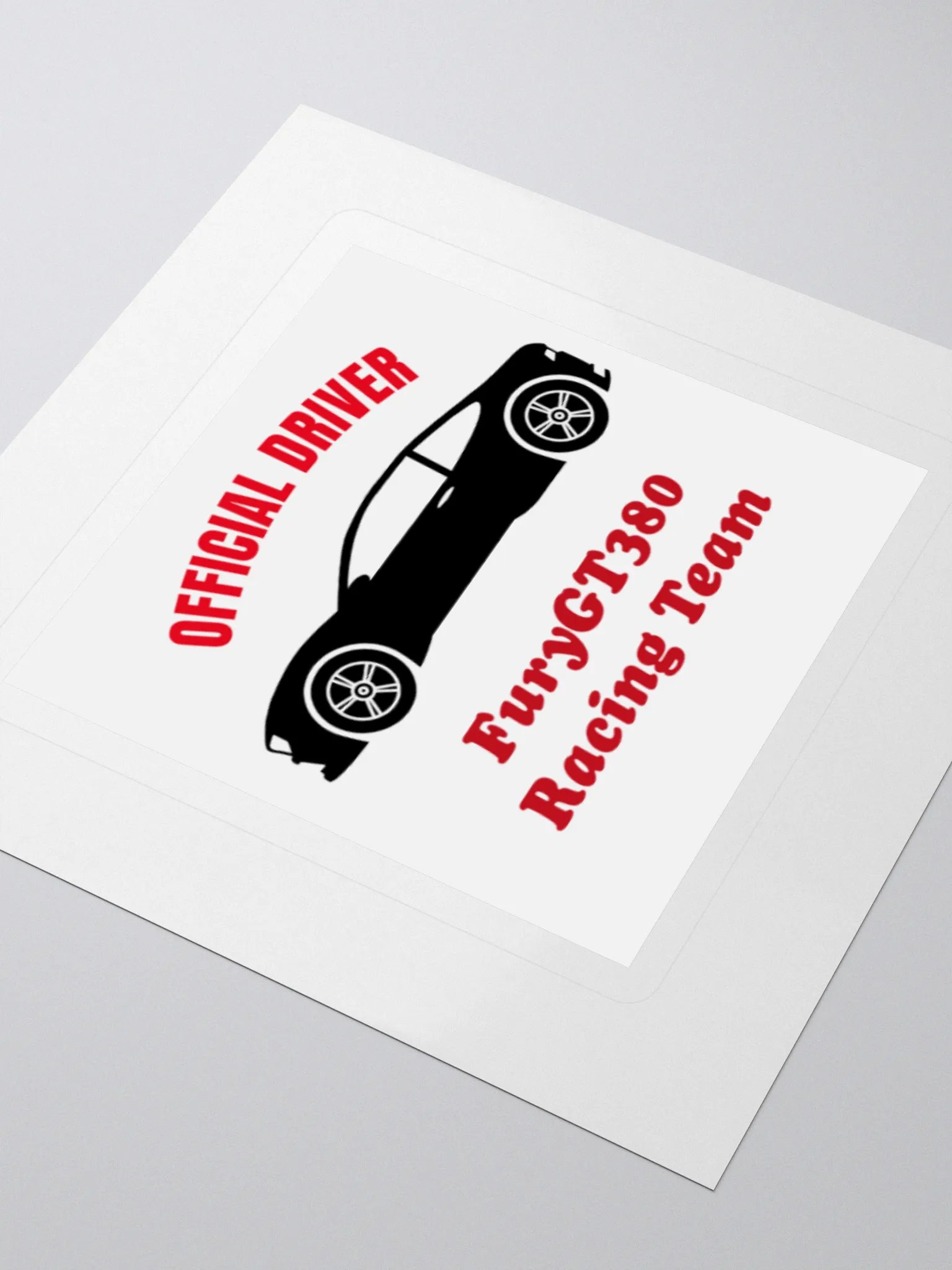 Official Driver Sticker | Fury GT-380