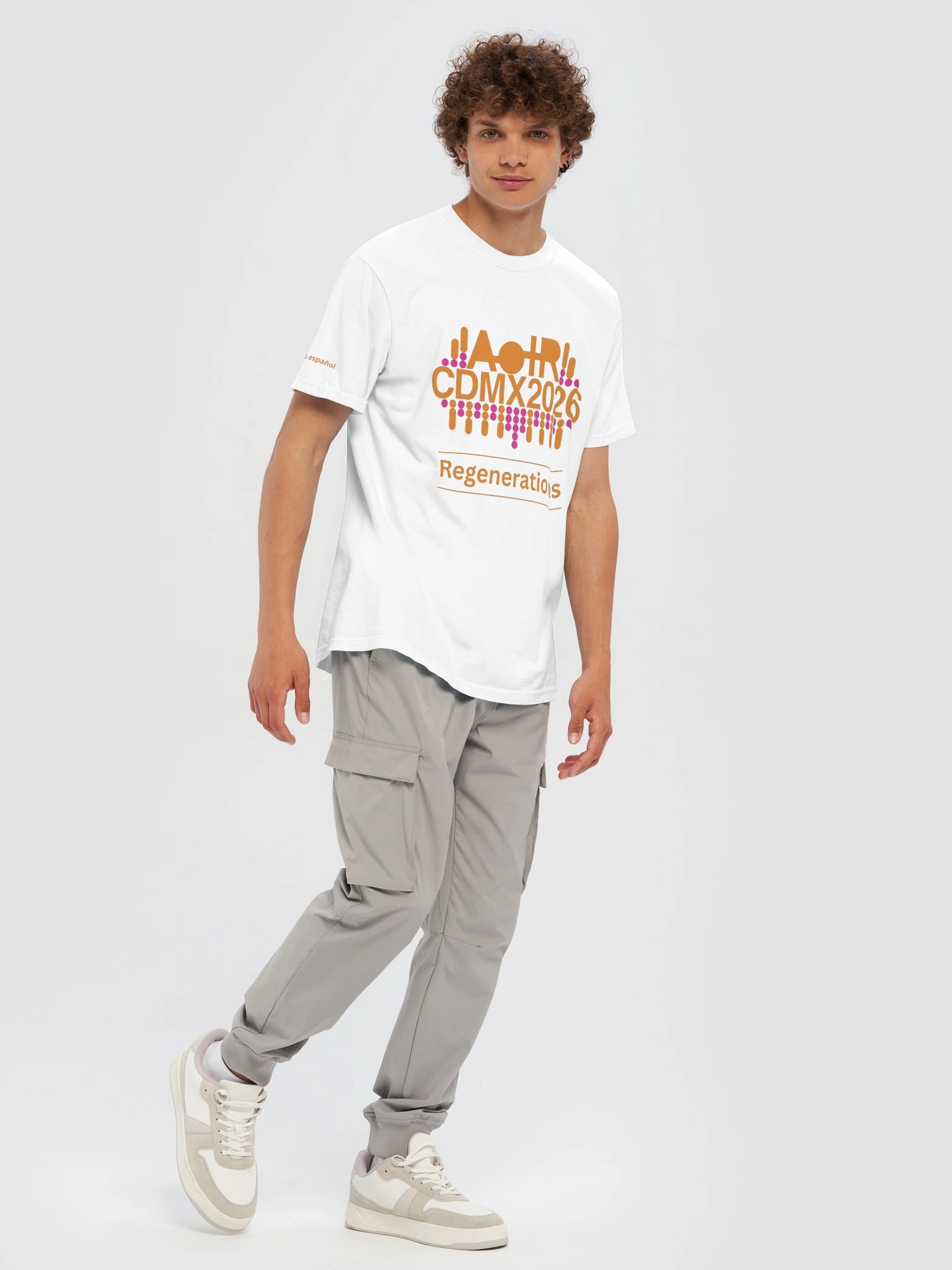AoIR2026 Regenerations Unisex Conference Tee 'se habla español' - Orange product image (11)
