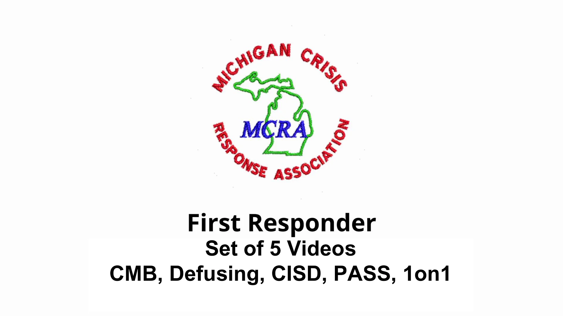 2024 First Responder Set of 5 Videos product image (1)