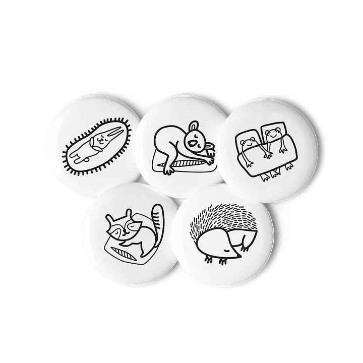 Bed By 10 Club Sleepy Animal Pins product image (2)
