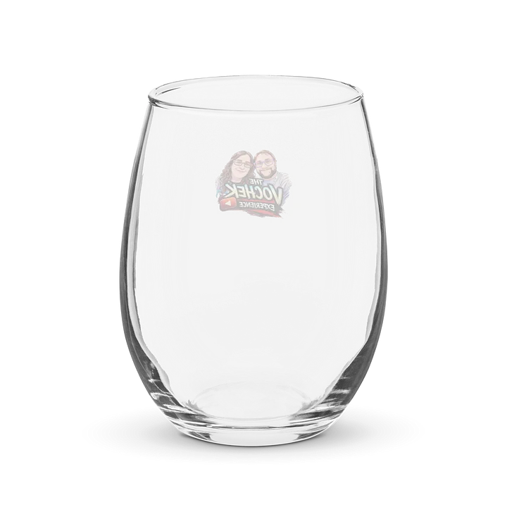 The Vochek Experience Logo Stemless Wine Glass product image (2)