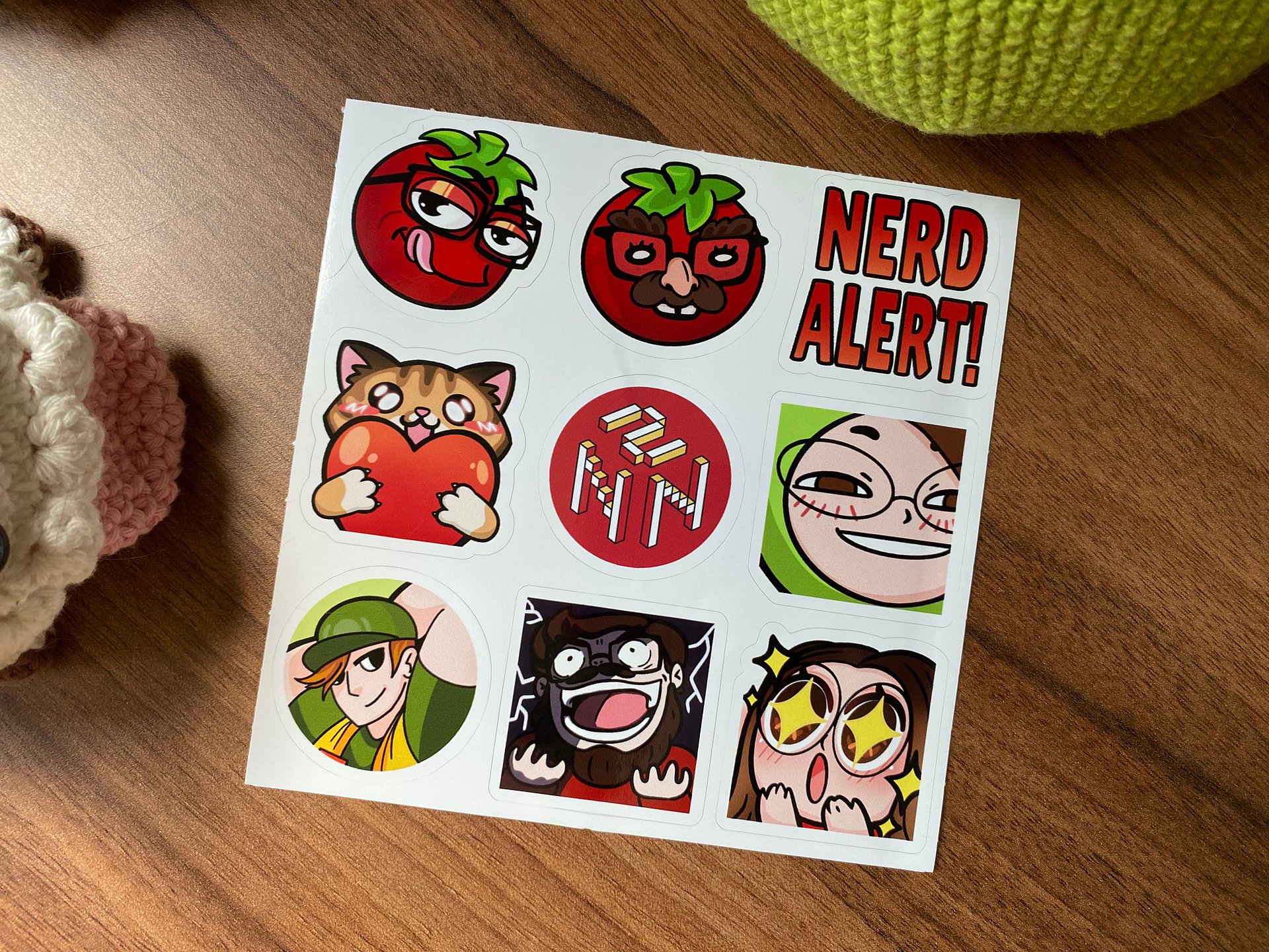 Nerdy Emote Stickers ft. Nick product image (3)