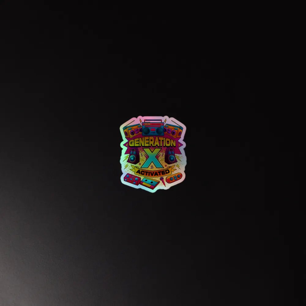 Gen X Holo-Activated Sticker product image (2)