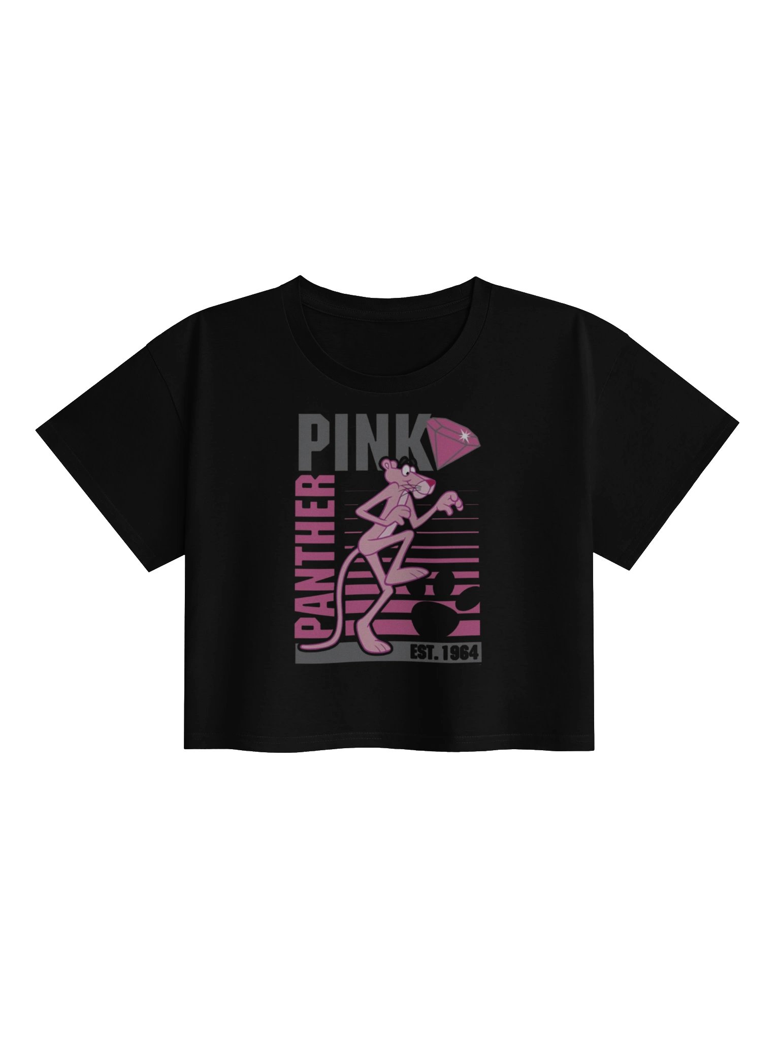 Vintage Pink Panther Premium Crop Top product image (1)