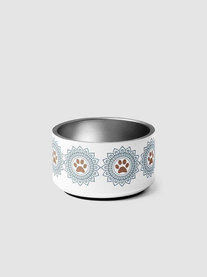 Yogi Warriors Mandala Paw Print Pet Bowl - 18 oz product image (8)
