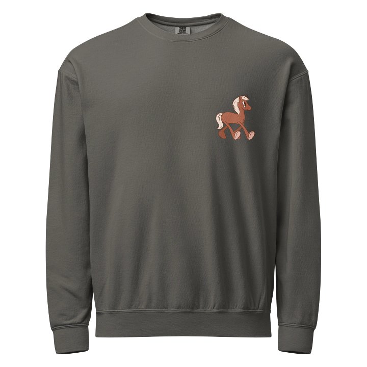 Gentle Gallop Crew Neck Sweatshirt | Vintage Toy Horse Nostalgic Retro Character Sweater product image (29)