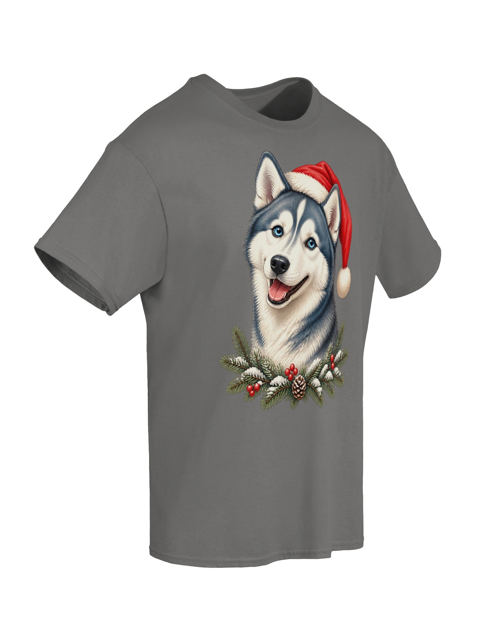 Husky Santa T-Shirt product image (26)