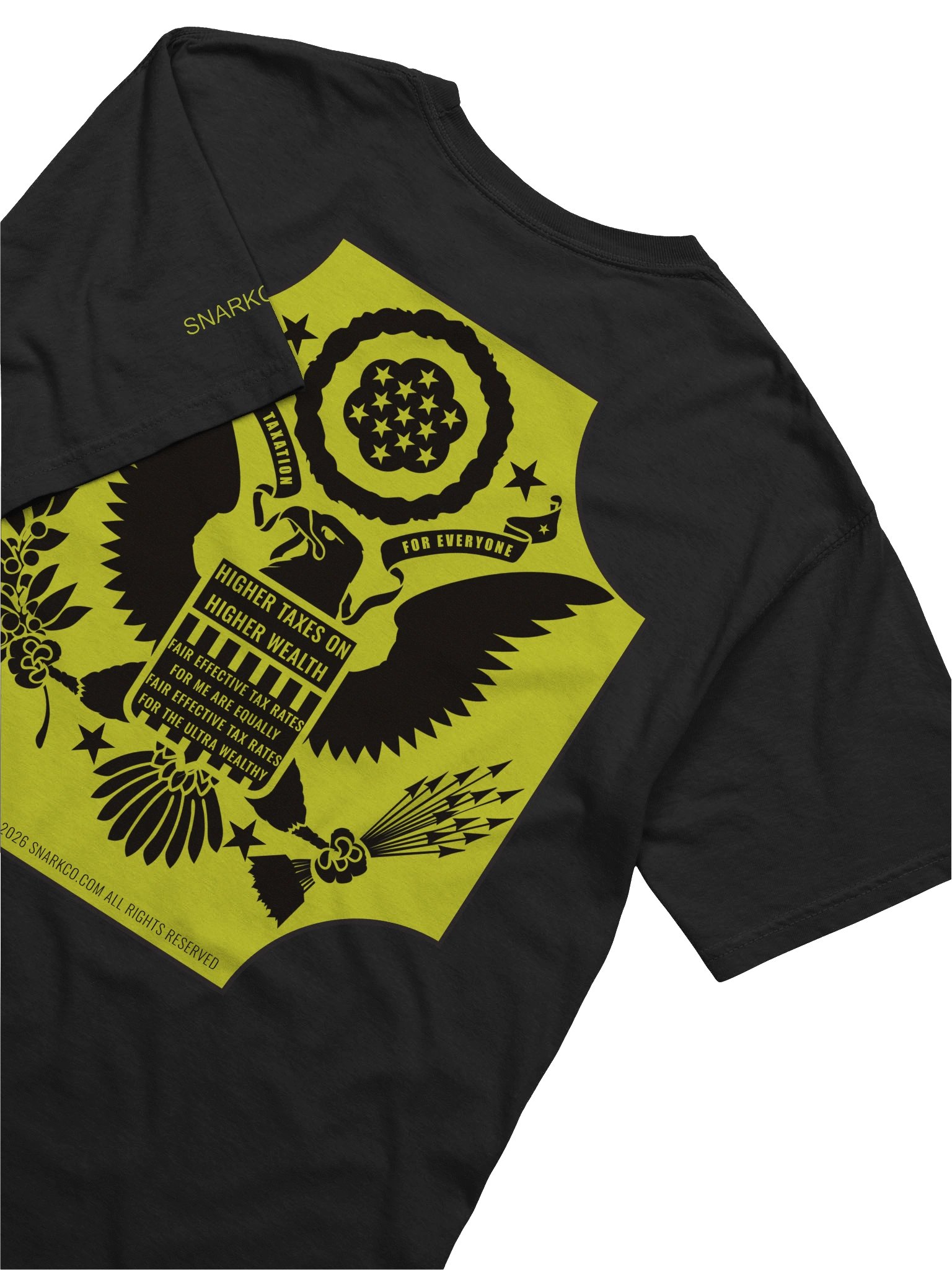 (image on back) Fair Taxation for Everyone high quality T-shirt product image (6)