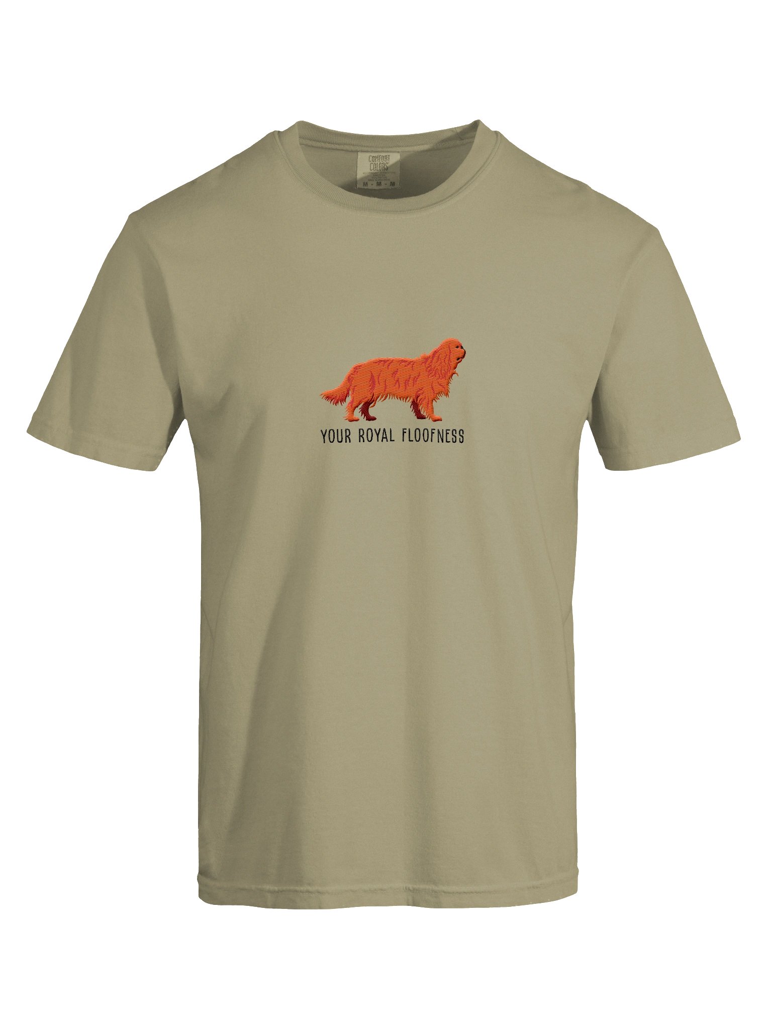 Your Royal Floofness T-Shirt(Embroidered) of a King Charles Spaniel(Ruby) product image (10)