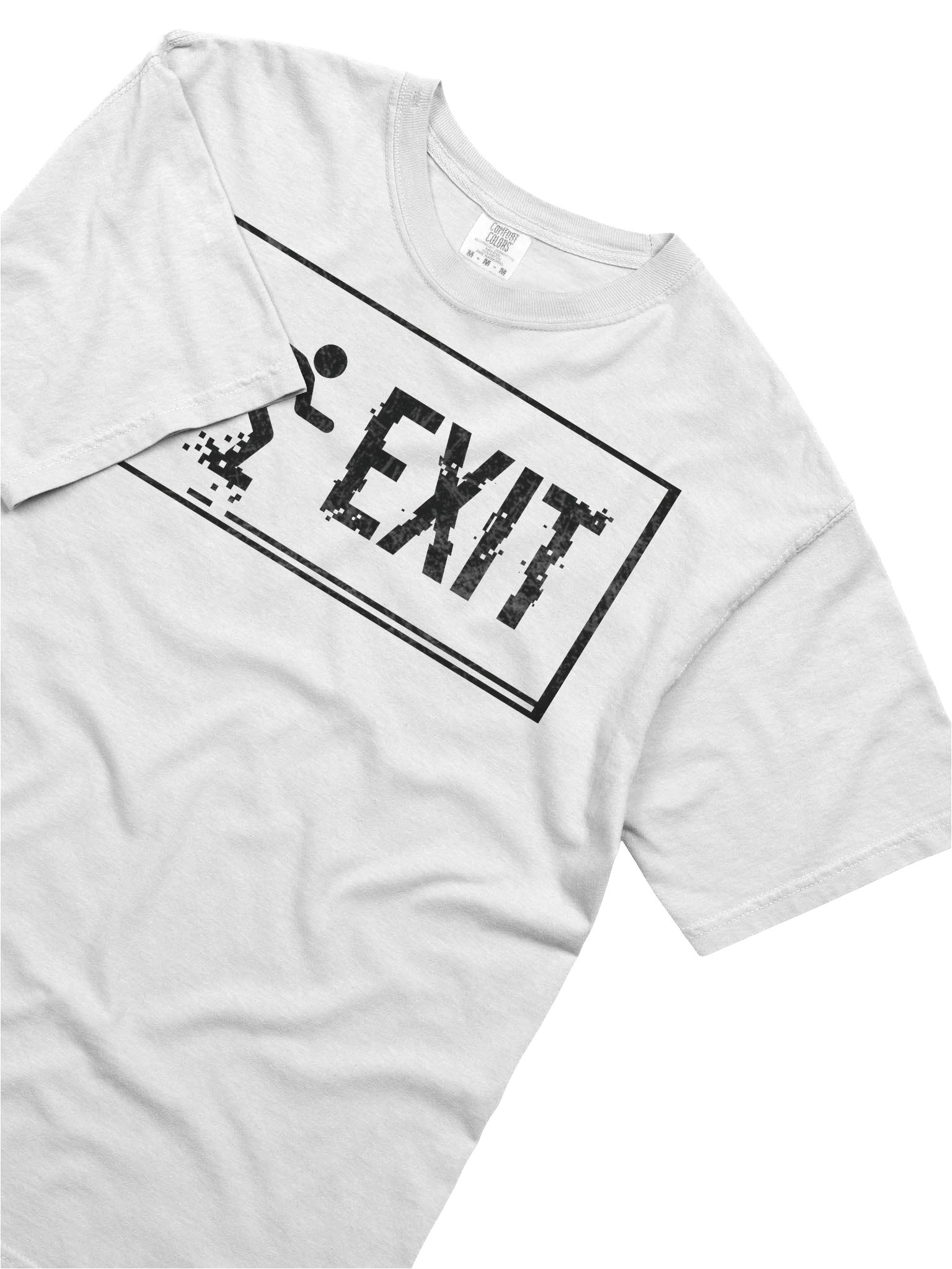 OBJECT 010: NO_EXIT // CLINICAL_WHITE - Backrooms Liminal Space Tee product image (6)