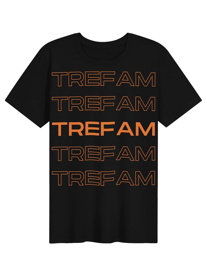 TREFAM Bold Orange Outline Tee product image (3)