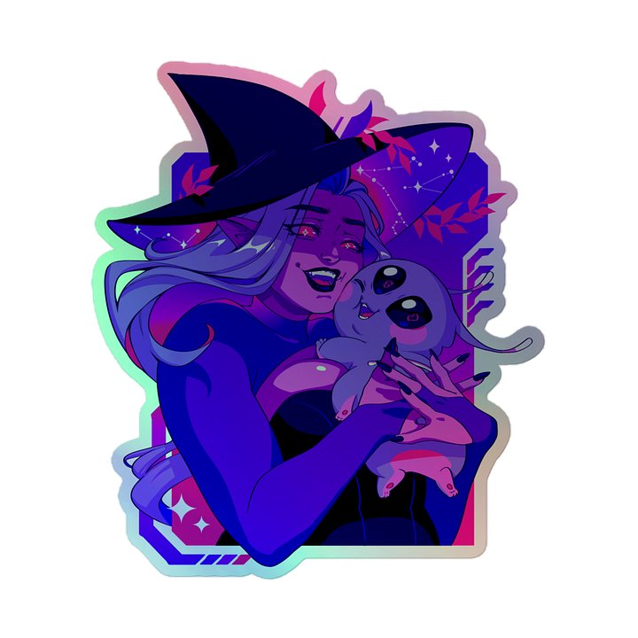 Cyber Stim Holographic Sticker product image (1)