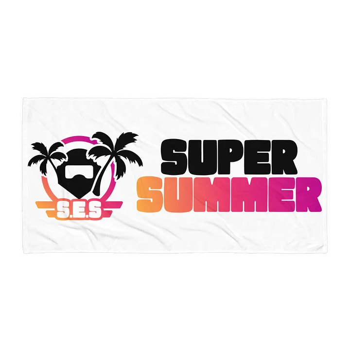 S.E.S Super Summer 26 - Gradient Logo Beach Towel product image (1)