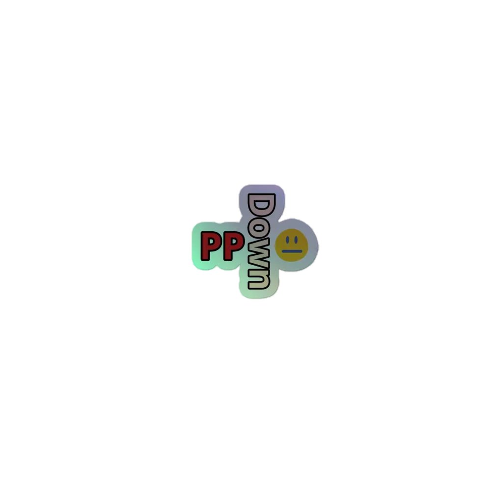 PP-DOWN Sticker product image (1)