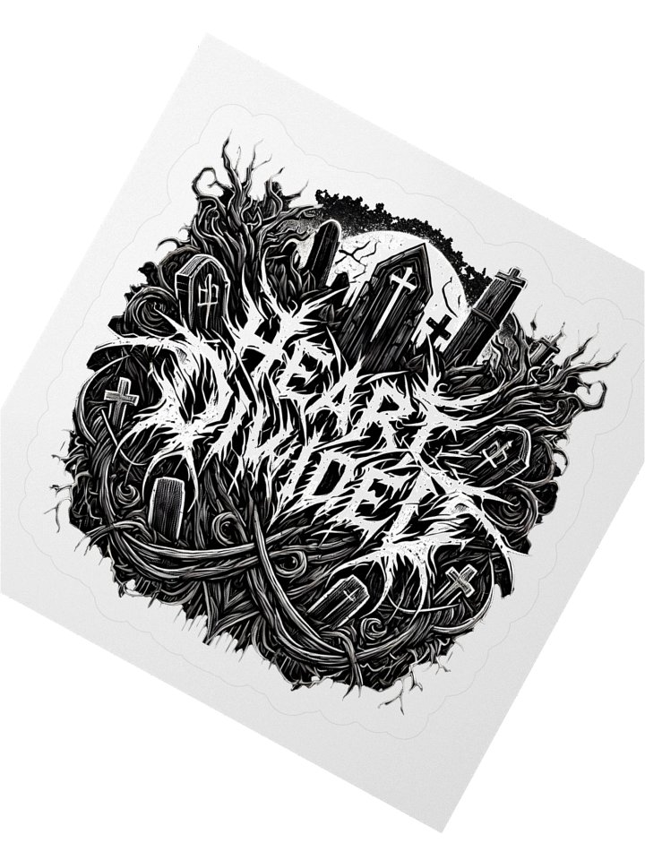 Heart Divided Logo Sticker product image (4)